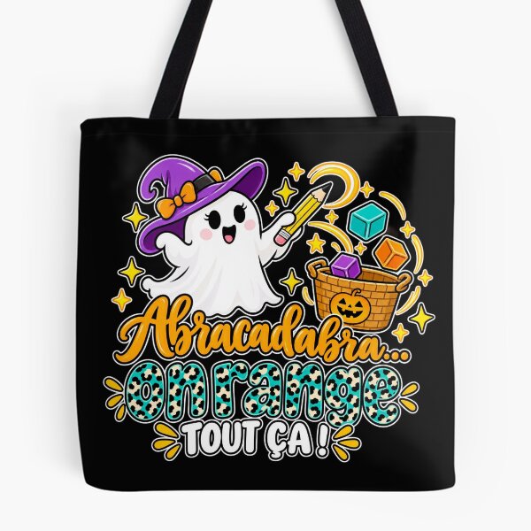 Item preview, Abracadabra… let's put it all away! – Halloween educator, cute ghost and Halloween pumpkin for educator classic T-shirt designed and sold by houmate.