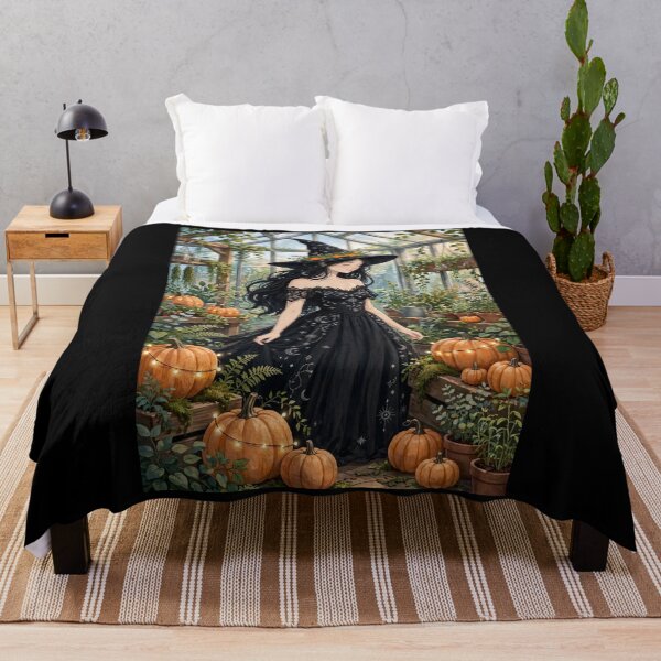 Item preview, The Witch Tending to Her Enchanted Greenhouse. designed and sold by DibujandoPorfa.