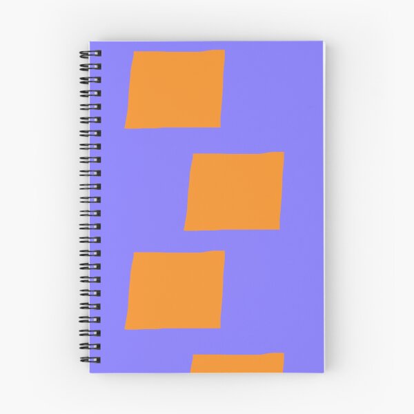 Item preview, Imperfect Digitally Drawn Orange Squares on Purple by ElitebyElise designed and sold by ElitebyElise.