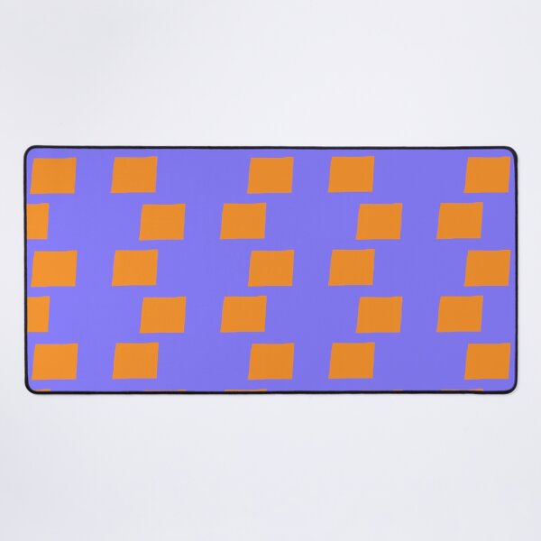 Item preview, Imperfect Digitally Drawn Orange Squares on Purple by ElitebyElise designed and sold by ElitebyElise.