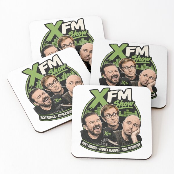 Item preview, XFM - Ricky Gervais Show (Ricky, Stephen & Karl) Main Logo (Version 1) designed and sold by LoveSomethingDifferent.