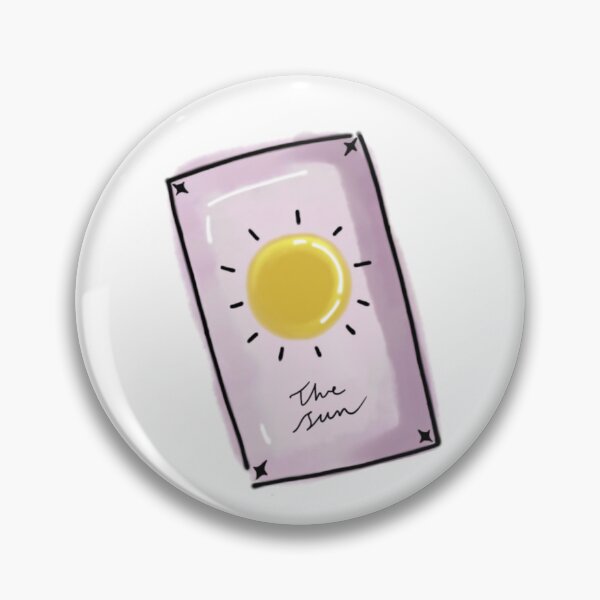 Item preview,  The Sun Tarot Card, Pastel Witchy Sticker designed and sold by Lantern Hollow.