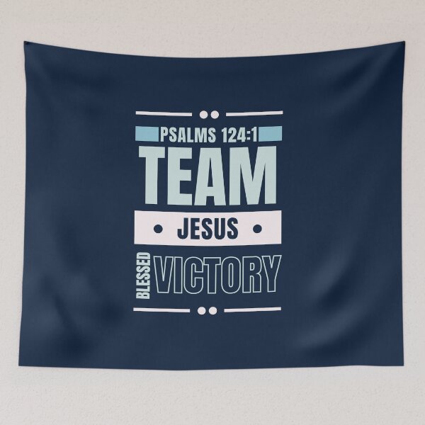 Item preview, Team With Jesus - Christ Spirituality Messiah Easter Inspo Quotes   - Christmas Gifts For Wife - Navy Blue designed and sold by Doiemacreations.