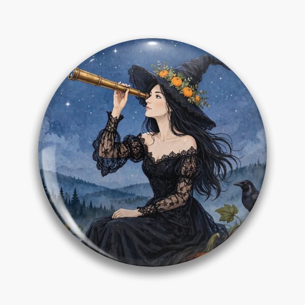 Item preview, The Witch Dreaming Beneath a Thousand Stars. designed and sold by DibujandoPorfa.