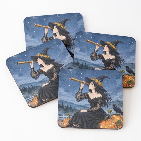 Item preview, The Witch Dreaming Beneath a Thousand Stars. designed and sold by DibujandoPorfa.