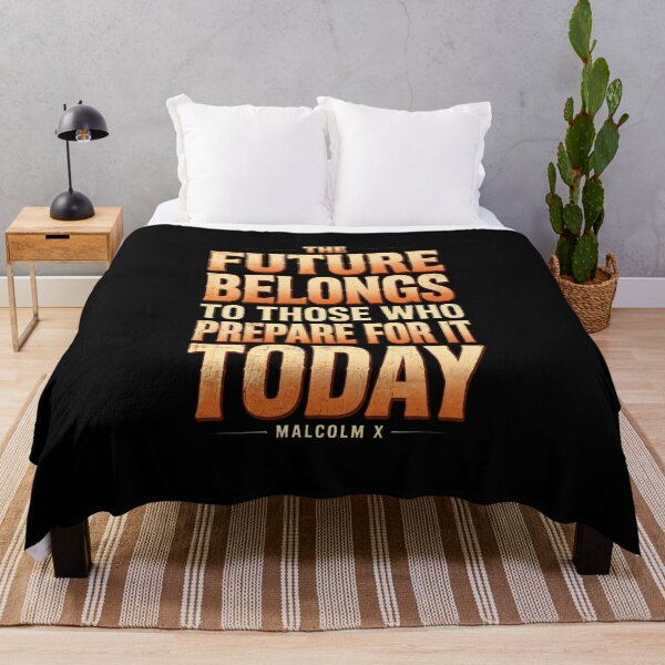 Item preview, The Future Belongs To Those Who Prepare For It Today - Malcolm X Quote designed and sold by Vibe-Vary.