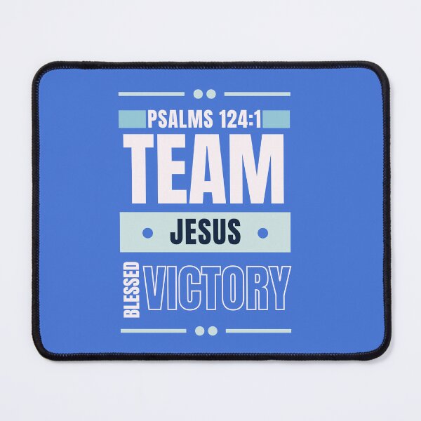 Item preview, Team With Jesus - Spirituality Baptism Catholic Motivational Quotes - Christmas Gifts For Women - Blue designed and sold by Doiemacreations.