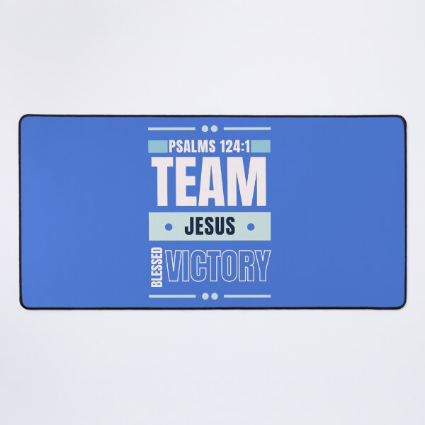Item preview, Team With Jesus - Spirituality Baptism Catholic Motivational Quotes - Christmas Gifts For Women - Blue designed and sold by Doiemacreations.