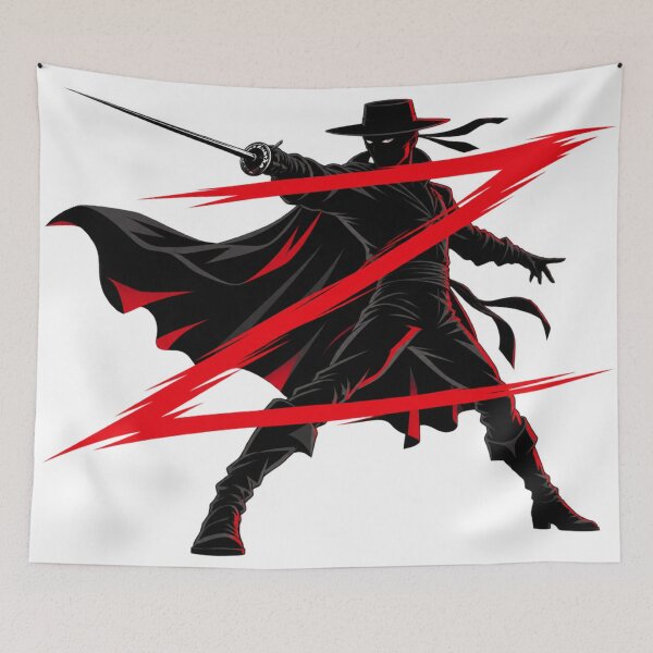 Item preview, Zorro: Three Scarlet Slashes of Justice designed and sold by Dresut.