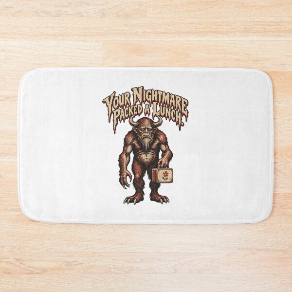 Item preview, Your Nightmare Packed a Lunch Monster Horror Movie Humor designed and sold by ThreadQuirk.