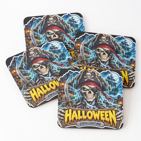 Item preview, SkullCostume – Halloween Edition: The Ghost Pirate designed and sold by SkullCostume.