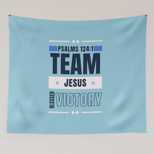 Item preview, Team With Jesus -  Spirituality Jesus Baptism Episcopal Church   - Dad Fathers Day Gifts - Sky Blue designed and sold by Doiemacreations.