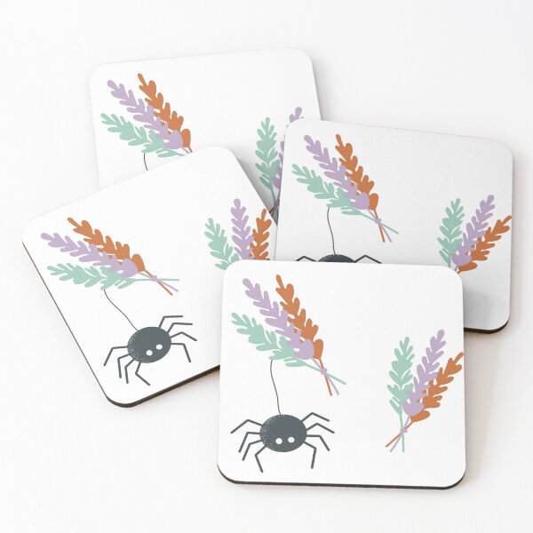Item preview, Spooky Spider Cobweb Halloween Illustration designed and sold by BetweenForms.