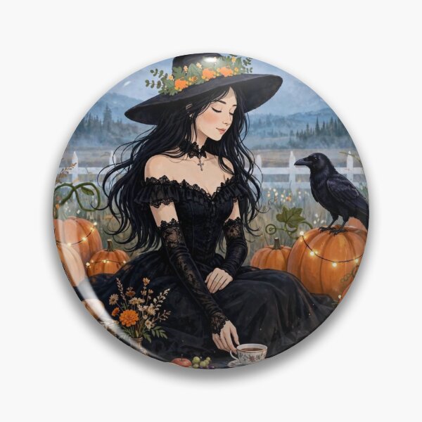 Item preview, The Witch’s Midnight Picnic Under the Stars. designed and sold by DibujandoPorfa.