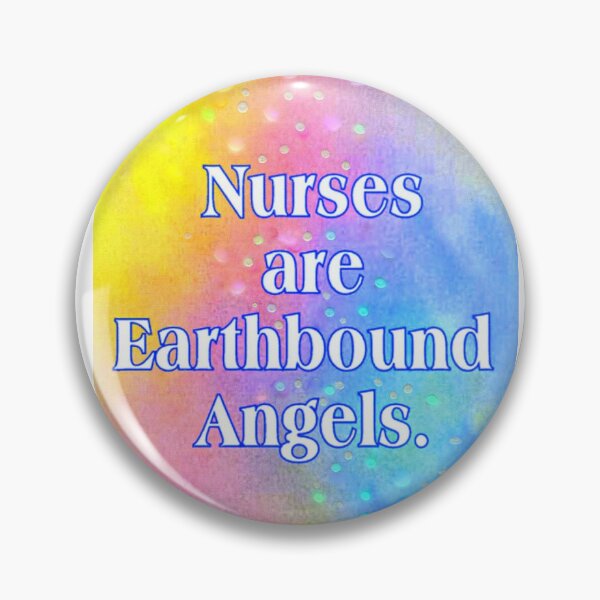 Item preview, Nurses are earthbound angels. Original watercolor. designed and sold by aswoa.