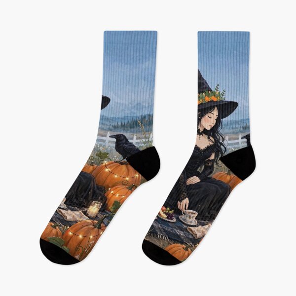 Item preview, The Witch’s Midnight Picnic Under the Stars. designed and sold by DibujandoPorfa.