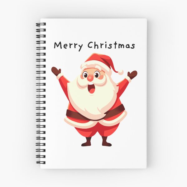Item preview, Cheerful Santa Claus Merry Christmas Excited Cartoon Illustration designed and sold by By The Moon.