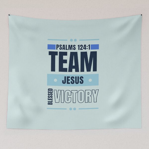 Item preview, Team With Jesus -  Catholic Christianity Messiah Orthodox   - Dads Day Gifts - Sky Blue designed and sold by Doiemacreations.