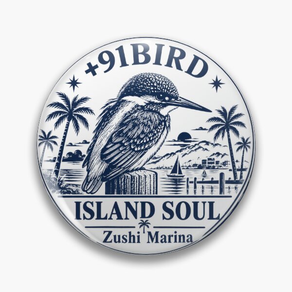 Item preview, Island Soul — Zushi Marina Navy — +91BIRD designed and sold by Plus91BIRD.