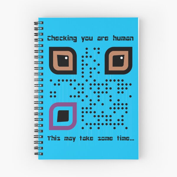 Item preview, Checking you are Human (also available in white print) designed and sold by MarkArtDesignUK.