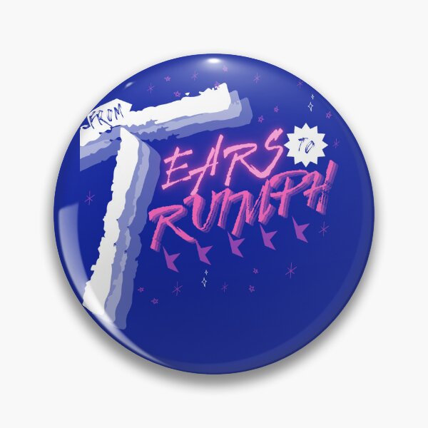 Item preview, Tears to Triumph - Christian Resurrection Faith Positive Quotes   - Father'S Day Gift Ideas - Blue designed and sold by Doiemacreations.
