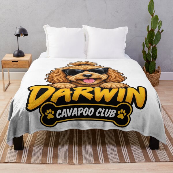 Item preview, Darwin Cavapoo Club – Cute Cavapoo Dog Design for Darwin Dog Owners designed and sold by LazyOwlStore.