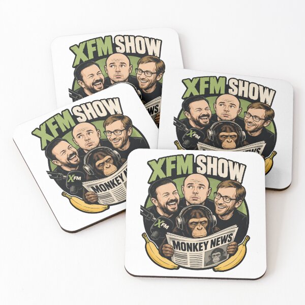 Item preview, XFM - Ricky Gervais Show (Ricky, Stephen & Karl) Monkey News designed and sold by LoveSomethingDifferent.