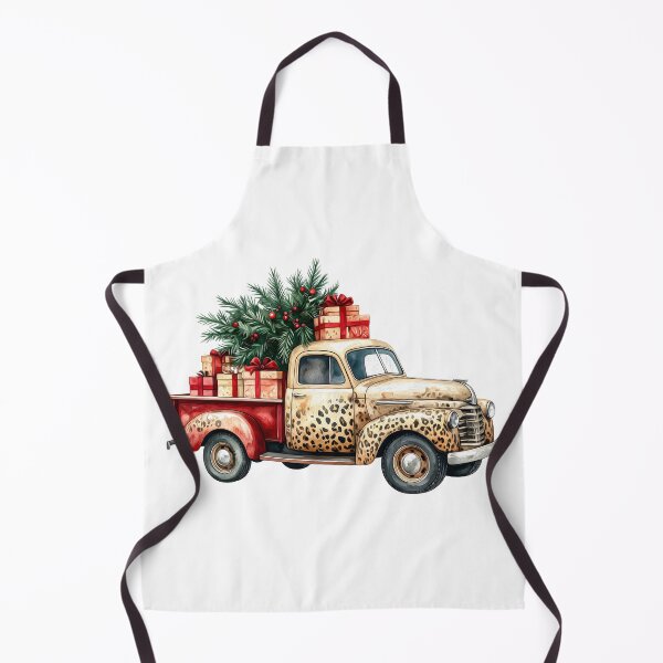 Item preview, Vintage Leopard Print Christmas Pickup  designed and sold by BetweenForms.