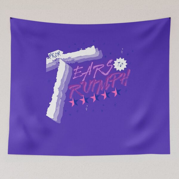 Item preview, Tears to Triumph -  Christ Holy Spirit Christianity Prayer Passion   - Father'S Day Gifts - Purple designed and sold by Doiemacreations.