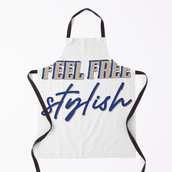 Item preview, Feel Free Stylish Retro Script Typography Blue Beige T-Shirt designed and sold by Atique Creations.