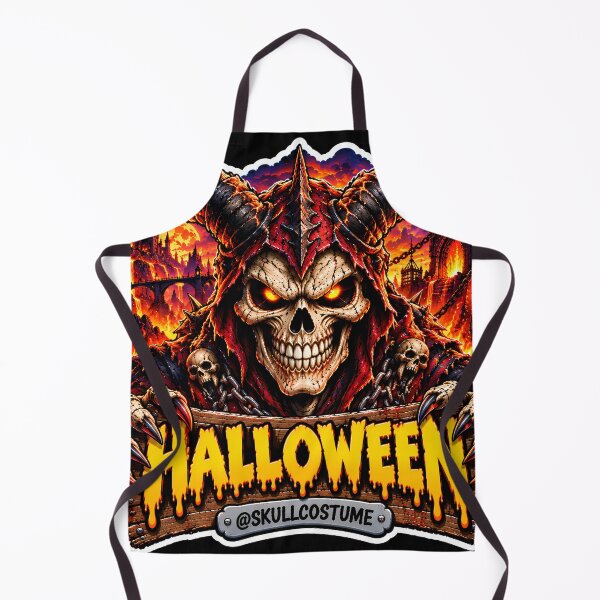 Aperçu de l'œuvre SkullCostume – Édition Halloween : Le Démon Infernal créée et vendue par SkullCostume.