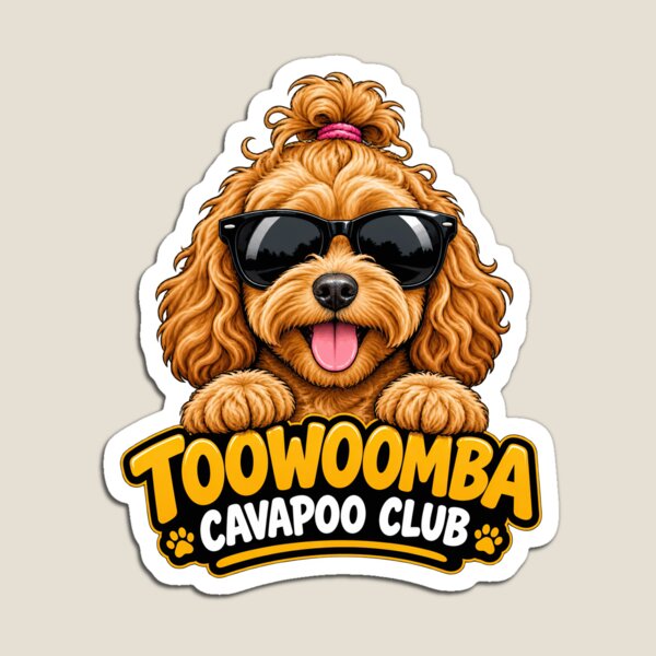 Item preview, Toowoomba Cavapoo Club – Cute Cavapoo Dog Design for Toowoomba Dog Owners designed and sold by LazyOwlStore.