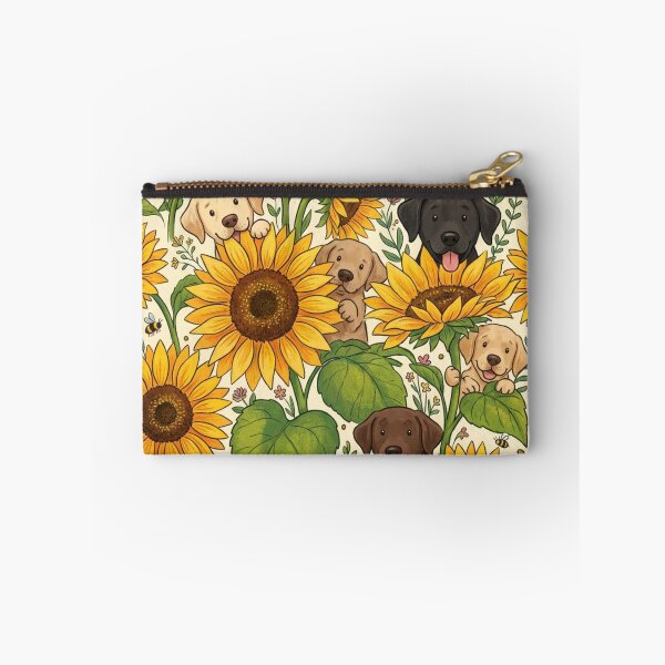 Item preview, Labrador puppies in the sunflower field designed and sold by Goodthingstree.