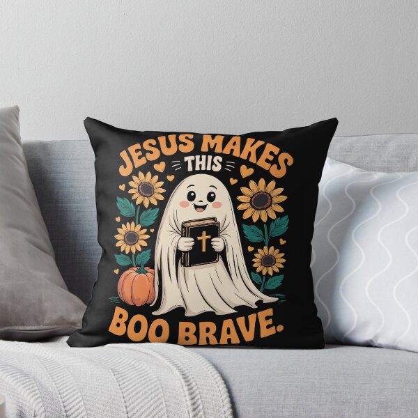 Item preview, JESUS MAKES THIS BOO BRAVE designed and sold by jkrphoto.