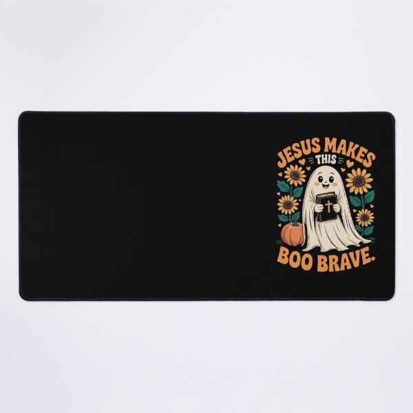 Item preview, JESUS MAKES THIS BOO BRAVE designed and sold by jkrphoto.