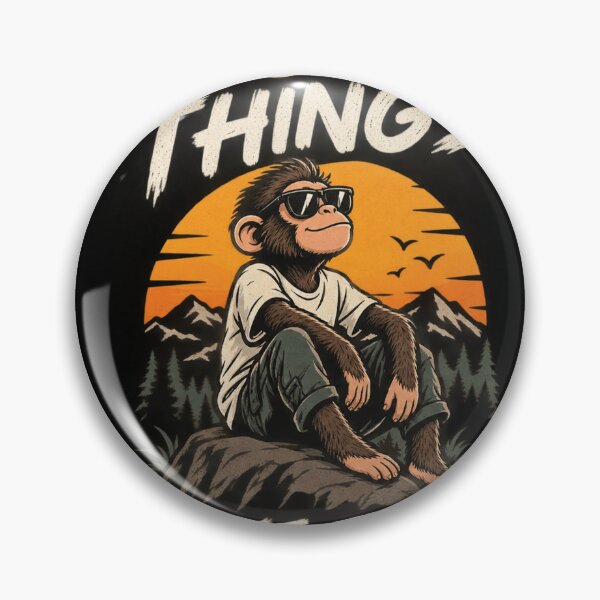 Item preview, Good Things Take Time – Vintage Chill Monkey Sunset Graphic designed and sold by LatestDesign95.