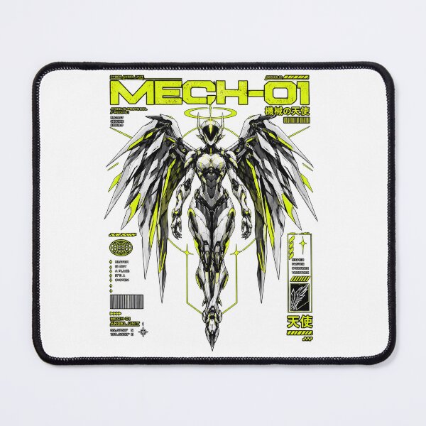 Item preview, Cyberpunk Angel Mech Unit in Neon Armor designed and sold by FUIRY .