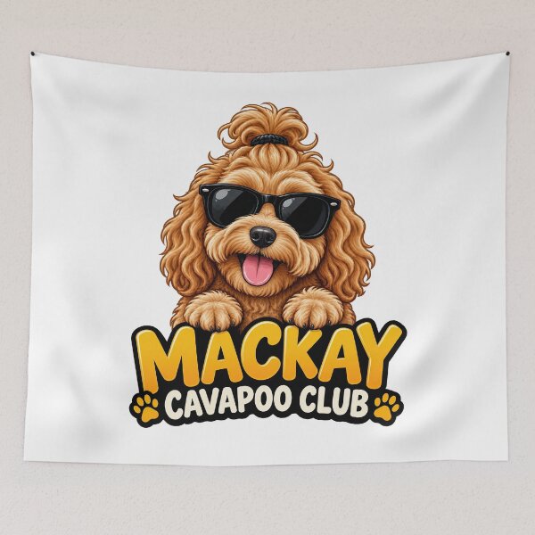 Item preview, Mackay Cavapoo Club – Cute Cavapoo Dog Design for Mackay Dog Owners designed and sold by LazyOwlStore.