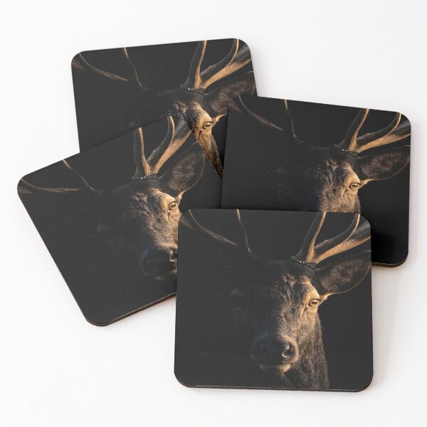 Item preview, Majestic Stag Portrait - Dark Moody Wildlife Deer designed and sold by TeeBeeDesigns.