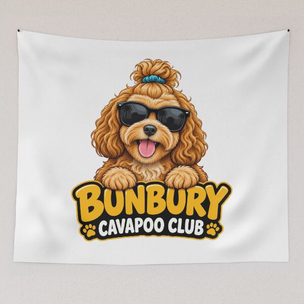 Item preview, Bunbury Cavapoo Club – Cute Cavapoo Dog Design for Bunbury Dog Owners designed and sold by LazyOwlStore.