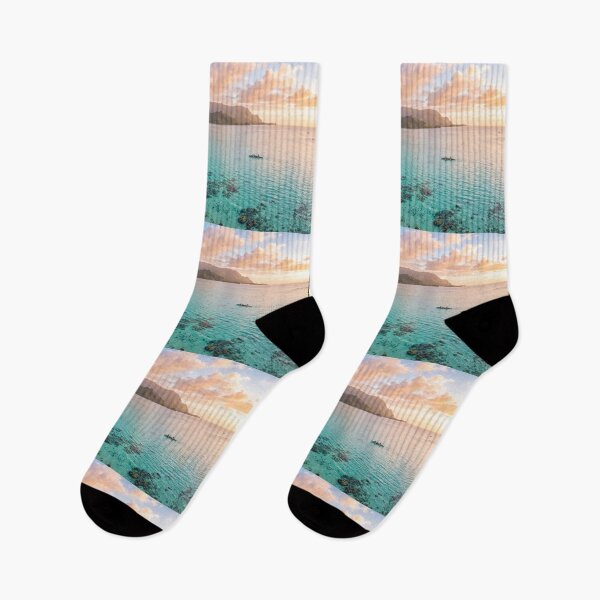 Item preview, Golden Sunlight on a Tropical Coastline designed and sold by amusefullife.