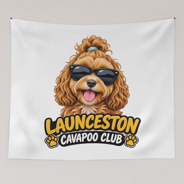 Item preview, Launceston Cavapoo Club – Cute Cavapoo Dog Design for Launceston Dog Owners designed and sold by LazyOwlStore.
