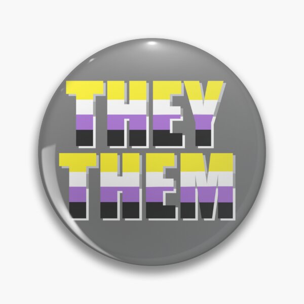 Item preview, THEY THEM PRONOUNS designed and sold by Krisagain.