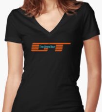the grand tour france Women's Fitted V-Neck T-Shirt