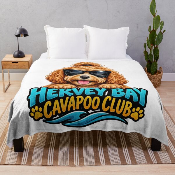 Item preview, Hervey Bay Cavapoo Club – Cute Cavapoo Dog Design for Hervey Bay Dog Owners designed and sold by LazyOwlStore.