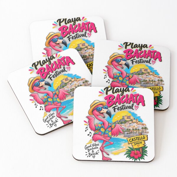 Item preview, Playa Bachata Festival Castelló Spain Cool Flamingo Dance T-Shirt designed and sold by Sushikidsntoddlers.