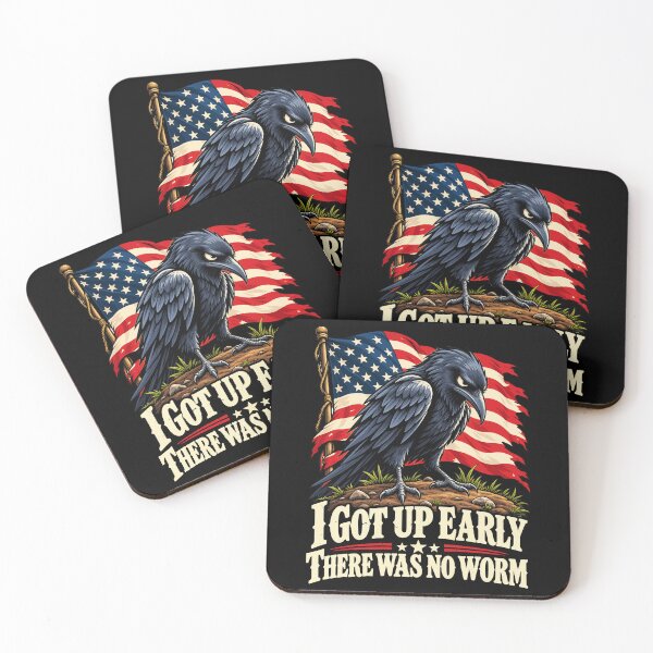 Item preview, I Got Up Early There was No Worm Patriotic designed and sold by YalenArt.