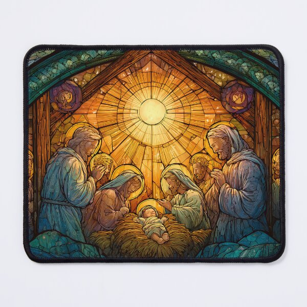 Item preview, Stained Glass Nativity designed and sold by Boddicca.