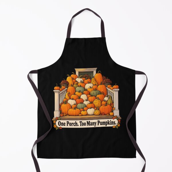 Item preview, One Porch Too Many Pumpkins Fall Porch Decor Humor designed and sold by ThreadQuirk.
