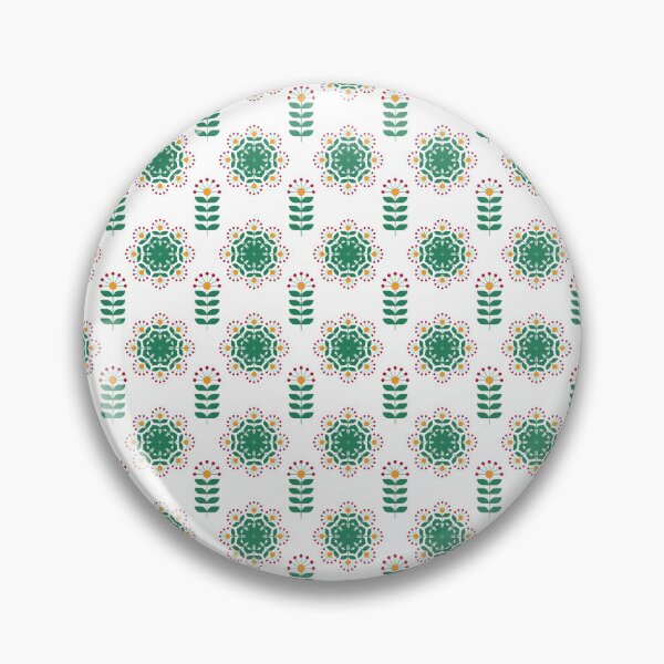Item preview, Retro Folk Art Flower Mandala Pattern designed and sold by DILMIK..